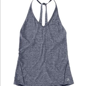 New Balance X J. Crew Moisture Wicking Navy Heather Free Flow Tank Top S…